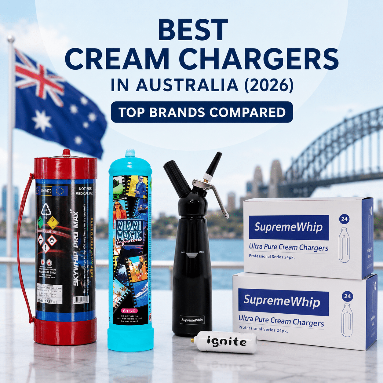 Best Cream Chargers in Australia